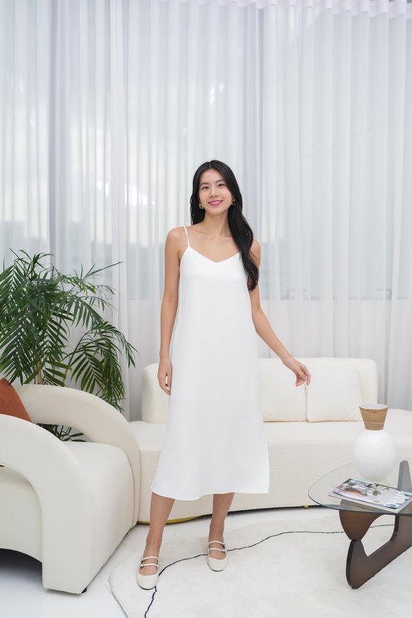 Celeste 2 Way Dress In White