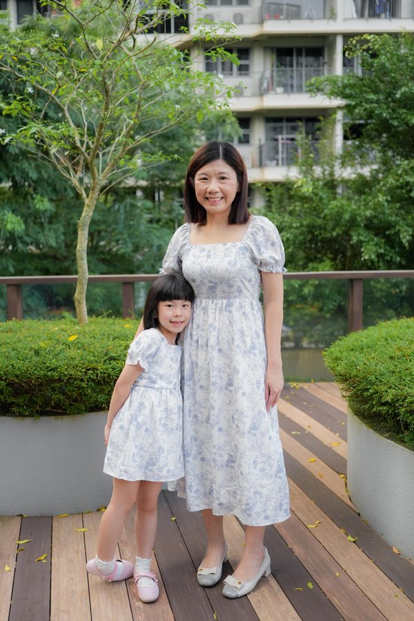 [家和系列] Harmony Dress In Blue