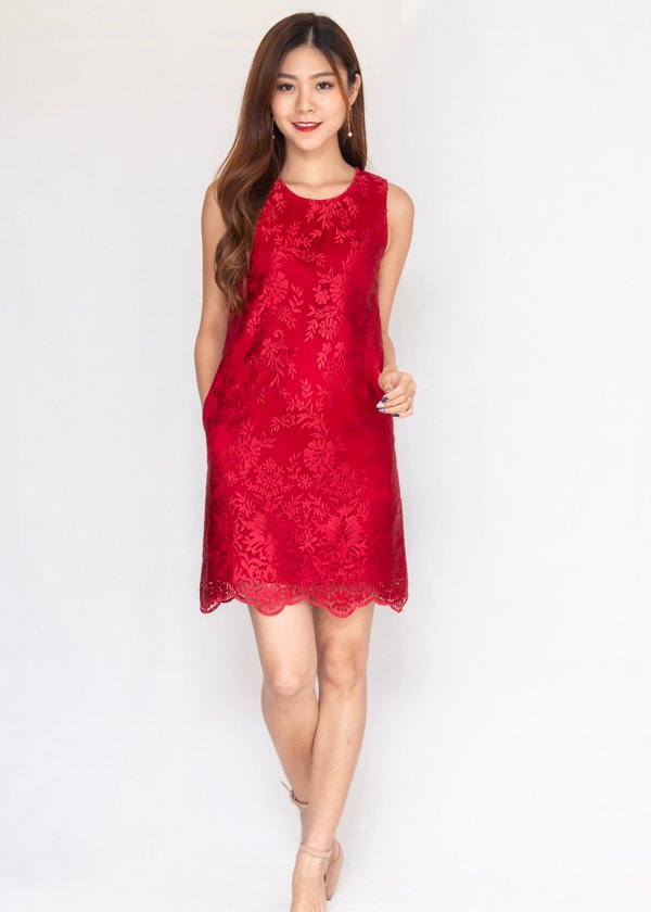 Acellent Dress In Red