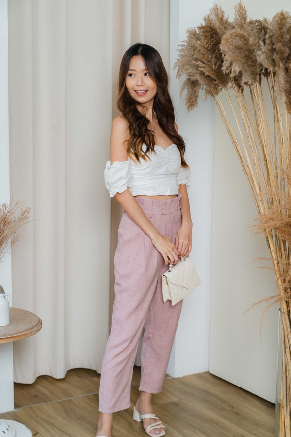 Lizzie Tapered Pants In Pink