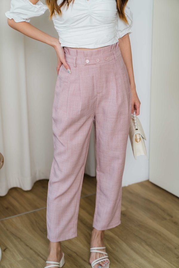 Lizzie Tapered Pants In Pink